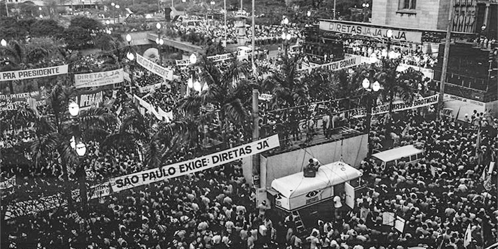 Comício das Diretas Já! no Anhangabaú em São Paulo completa 40 anos