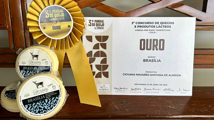 Queijeiros do DF são premiados em competição mundial em SP