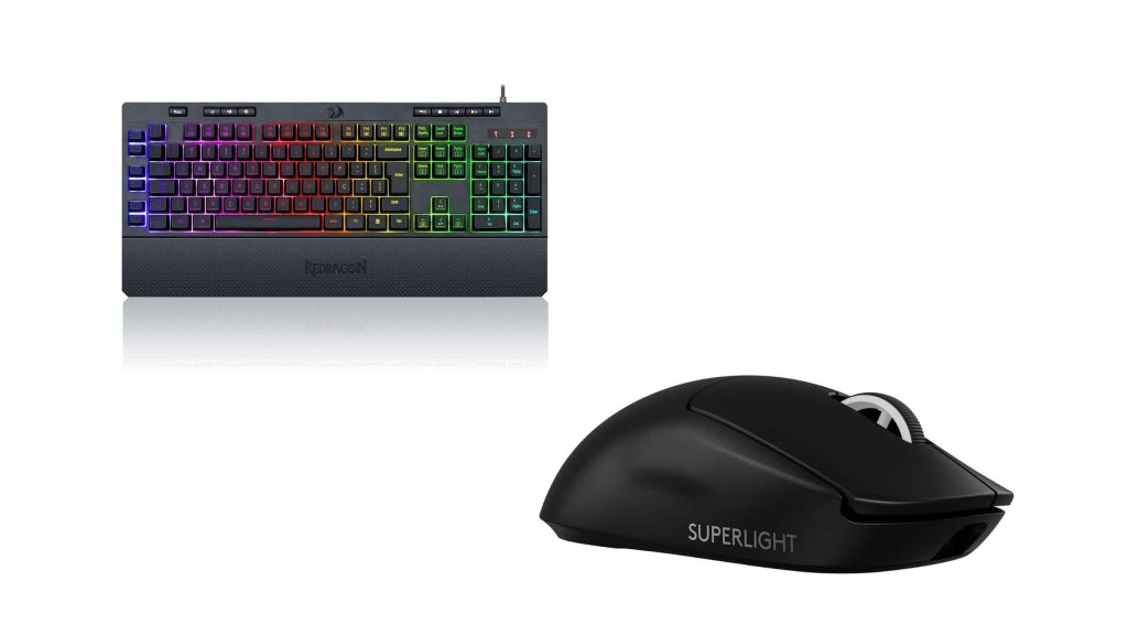 Teclado e mouse em oferta