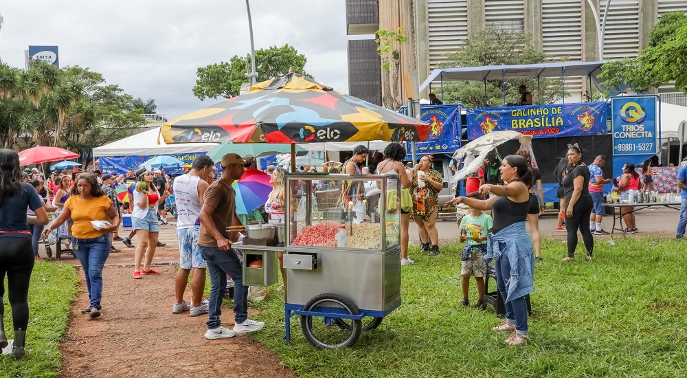 GDF abre 810 vagas para ambulantes em eventos pré-carnavalescos e de Carnaval